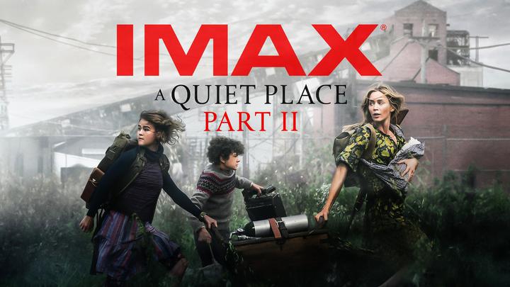 寂静之地2IMAX电影海报横版