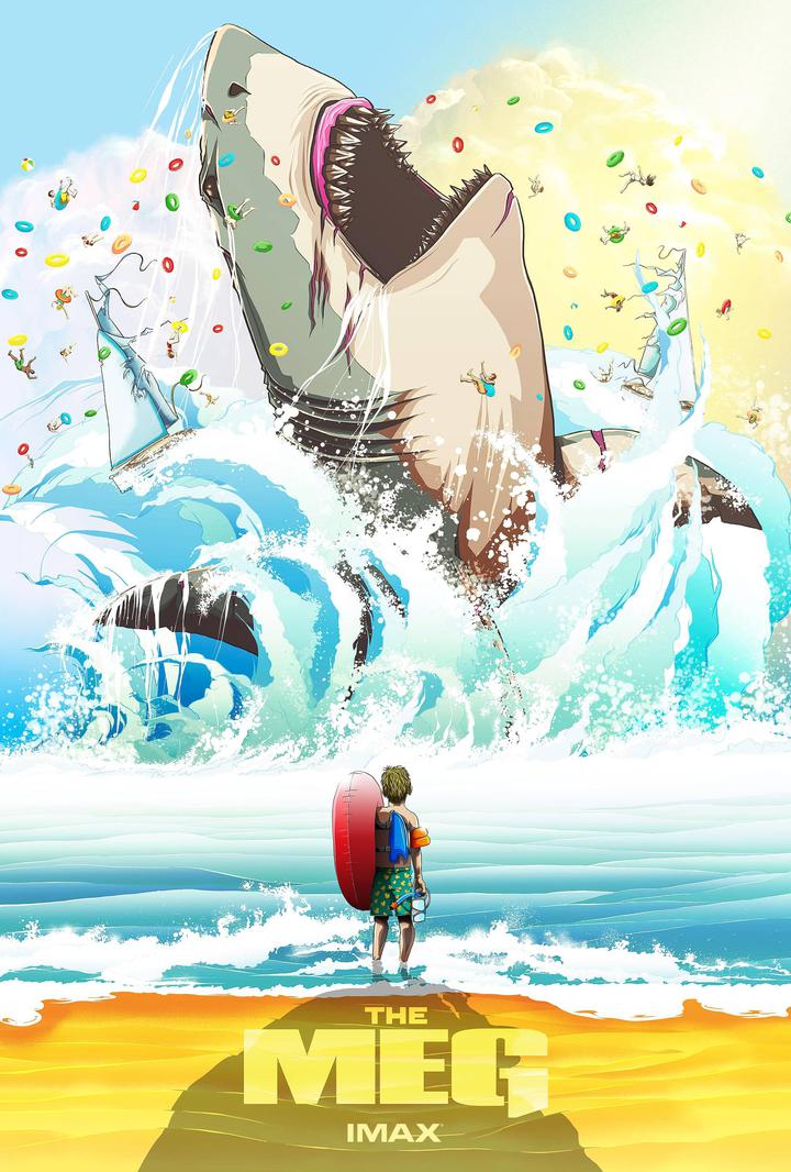 巨齿鲨IMAX电影海报