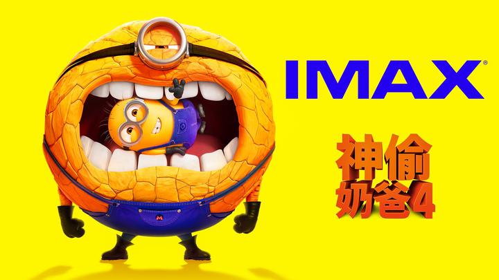 神偷奶爸4IMAX电影海报横版