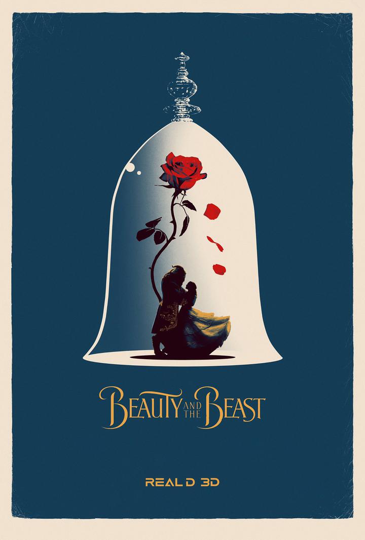 美女与野兽电影海报