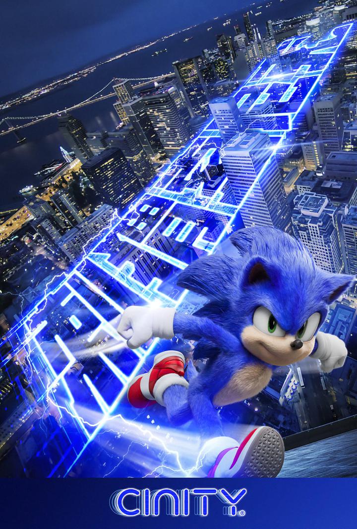 刺猬索尼克电影海报