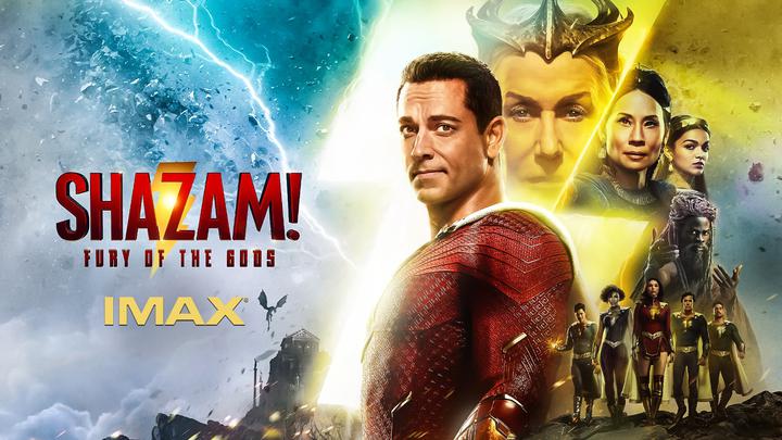 雷霆沙赞！众神之怒IMAX电影海报横版